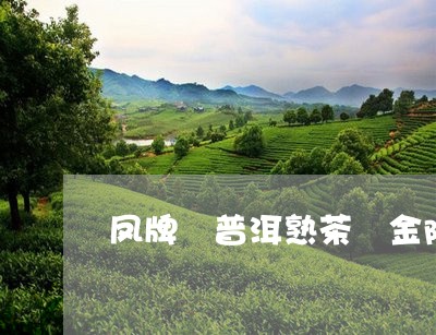 凤牌 普洱熟茶 金陵十二钗/2023052796069